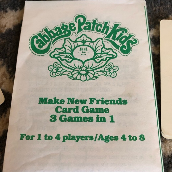 80's "Cabbage Patch Kids" Card Game - 80's Game - Ages 4 - 8 - Doll Collectible - Picture 5 of 10